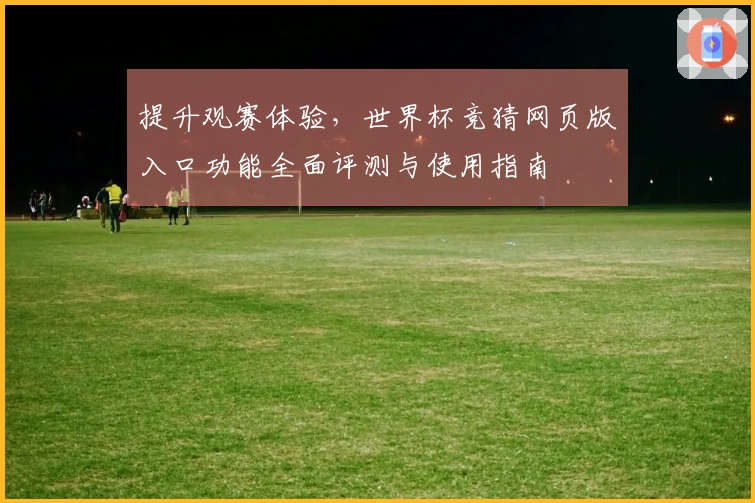 提升观赛体验，世界杯竞猜网页版入口功能全面评测与使用指南